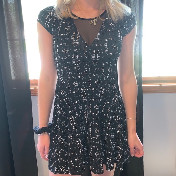 SOLD...Urban Outfitters Black and White Mini Dress - Picture 3 of 3